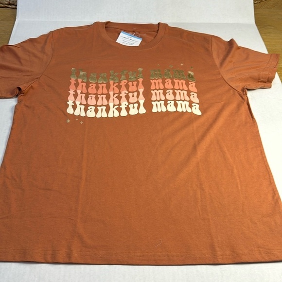 NWT!  STATE OF MINE Thankful mama T-shirt size Large - Picture 1 of 7